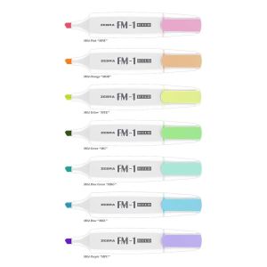 Zebra Текст маркер FM-1 Mild, 3.5 mm, син