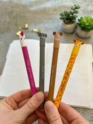 Eberhard Faber Гел ролер Monkey, изтриваем, 0.7 mm, синьо мастило