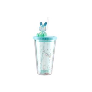 Чаша Takk Lagro 40, със сламка, динозавър, 450 ml, асорти