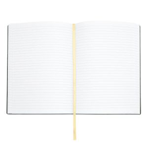 Hugo Boss Тефтер Pastel Classic, A5, на редове, светложълт