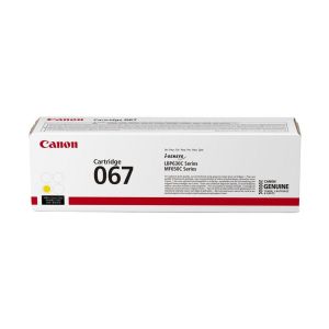 Оригинална тонер касета Canon CRG-067, MF65x/LBP63x, 1250 страници/5%, Yellow