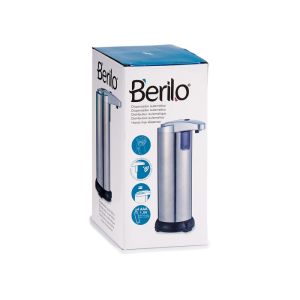 Диспенсър за течен сапун Berilo, безконтактен, 350 ml, бял