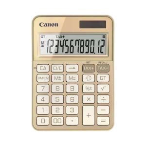 Настолен калкулатор Canon KS-125KB, 12-разряден, златист