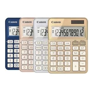 Настолен калкулатор Canon KS-125KB, 12-разряден, златист