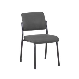 Посетителски стол RFG Solid M, текстил, метална основа, до 150 kg, сив