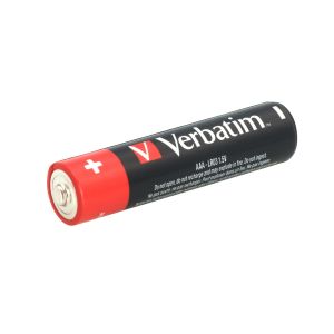 Алкална батерия Verbatim, AAA, LR03, 1.5 V, 4 броя