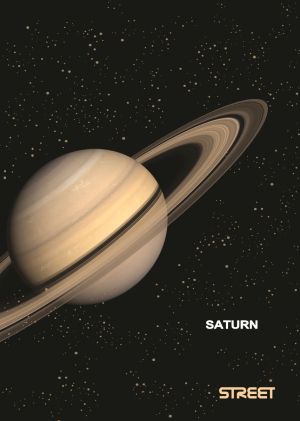 Тетрадка Street, А4, квадратчета, 54л, PLANET