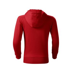 Malfini Детски суитшърт Zipper 412, размер 134 cm, възраст 8 години, червен