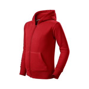 Malfini Детски суитшърт Zipper 412, размер 134 cm, възраст 8 години, червен