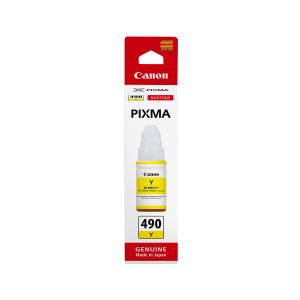 Оригинално мастило за принтер Canon GI-490, 7000 страници/5%, Yellow