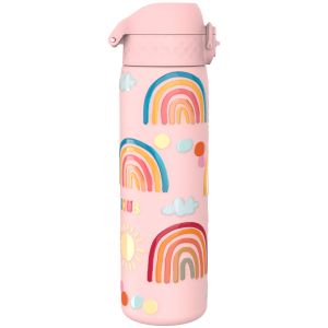 Термо бутилка за вода Ion8 Print, метална, 500ml, ДЪГА