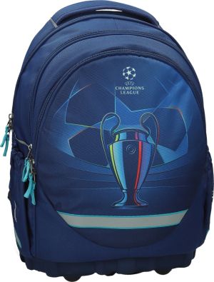 Ергономична раница UEFA, 31х17х45 cm, синя
