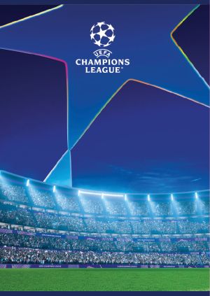 Тетрадка, А4, бели листа, 54л, UEFA
