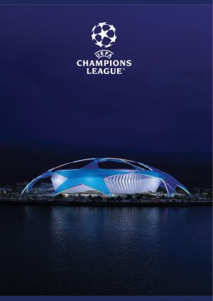 Тетрадка, А4, бели листа, 54л, UEFA
