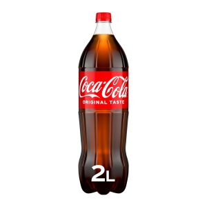 Coca-Cola Газирана напитка, 2 L, в пластмасова бутилка