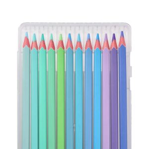 Цветни моливи Junior Ultra Square, океан, 12 цвята