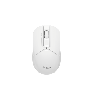 Мишка A4Tech Fstyler FG12S, безжична, безшумна, 3 бутона, AA, бяла