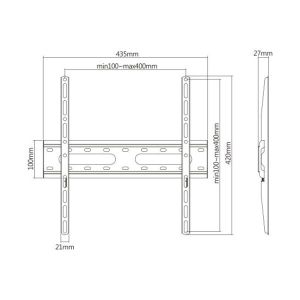 Стойка за телевизор Lumi, 32'' - 55'', до 45 kg