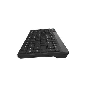 Клавиатура A4Tech Fstyler FBK22, безшумна, 2.4 GHz, Bluetooth, Nano USB, AA, черна