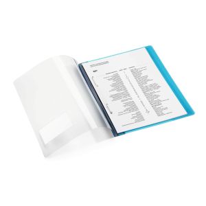 Durable Папка, A4+, PP, с джоб за визитка, оранжева
