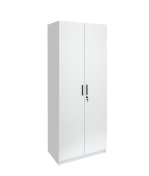 Гардероб RFG Monaco, с рафтове, 800 х 550 х 2000 mm, ПДЧ 18 mm, бял