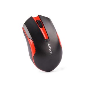 Мишка A4Tech V-Track G3-200N, безжична, AA, черно-червена