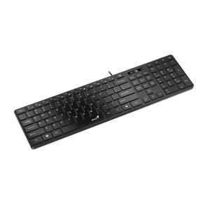 Клавиатура Genius Slimstar 126, с кабел 1.4 m, кирилизирана, USB, черна