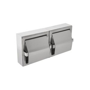 Диспенсър за тоалетна хартия Dayco, стенен, двоен, 32 х 6 х 16 cm