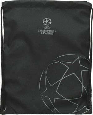 Чанта за спорт UEFA, 34x43cm, черна