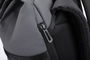 Раница за лаптоп Kingsons Nomad X, 15.6'', водоустойчив полиестер/PVC покритие, 20 L, тъмносива