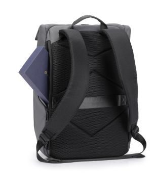 Раница за лаптоп Kingsons Nomad X, 15.6'', водоустойчив полиестер/PVC покритие, 20 L, тъмносива