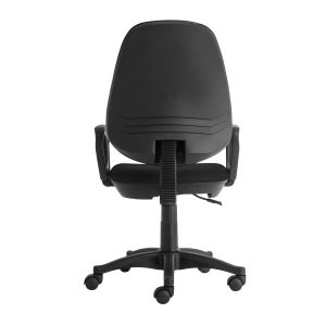 Ергономичен стол RFG Presto Black, екокожа, до 130 kg, черен