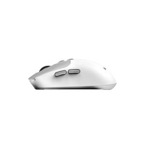 Мишка Genius NX-8080S, безжична, Bluetooth, Bluetooth/USB, 7 бутона, AA, бяло-сива