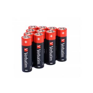 Алкална батерия Verbatim, AA, 1.5 V, 24 броя