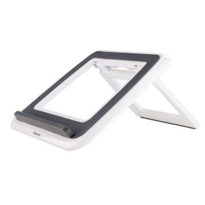 Стойка за лаптоп Fellowes I-Spire, охлаждаща, до 17'', бяла