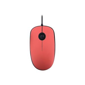 Мишка TNB Sunset, с кабел, USB Type-A, с адаптер USB Type-C, 3 бутона, червена