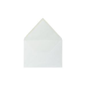 Office 1 Пощенски плик, C5, 162 x 229 mm, хартиен, с триъгълен капак, бял, 100 броя