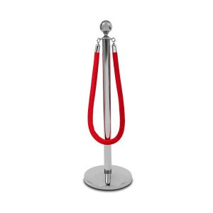 Ограничително колче Royal, хром, широчина 320 mm, височина 970 mm