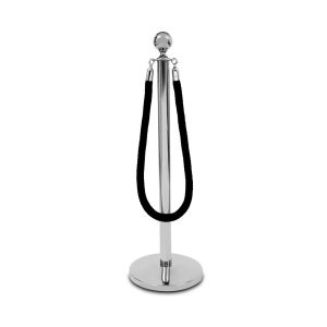 Ограничително колче Royal, хром, широчина 320 mm, височина 970 mm