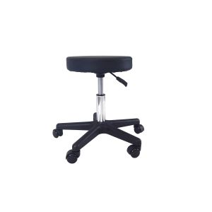 Офис стол-табуретка RFG Stool, до 130 kg, екокожа, черна