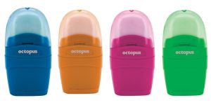 Острилка с гумичка Octopus Libra, асорти