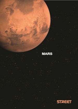 Тетрадка с телчета А4, 60 листа, ШР, БГ, Planets