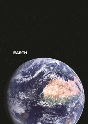 Тетрадка с телчета А4, 60 листа, ШР, БГ, Planets