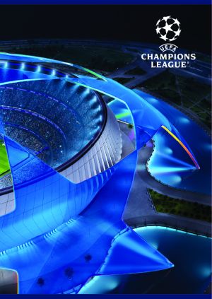 Тетрадка, А5, бели листа, 54л, UEFA