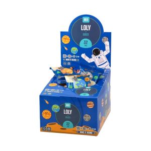 Гума за молив Sazio Loly, планета, асорти