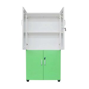 Шкаф RFG, лабораторен, 800 х 400 х 1650 mm, зелено-бял