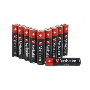 Алкална батерия Verbatim, AAA, LR3, 10 броя, 1.5 V