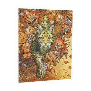 Paperblanks Тефтер Lynx Rising, Ultra, мека корица, широки редове, 88 листа