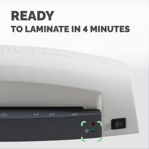 Ламинатор Fellowes Lunar, A4, за фолио до 125 микрона, максимална широчина на фолиото 230 mm