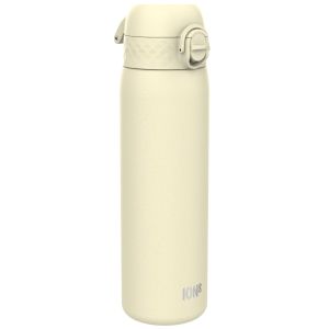 Бутилка за вода Ion8 SE, метална, 600ml, КРЕМАВ